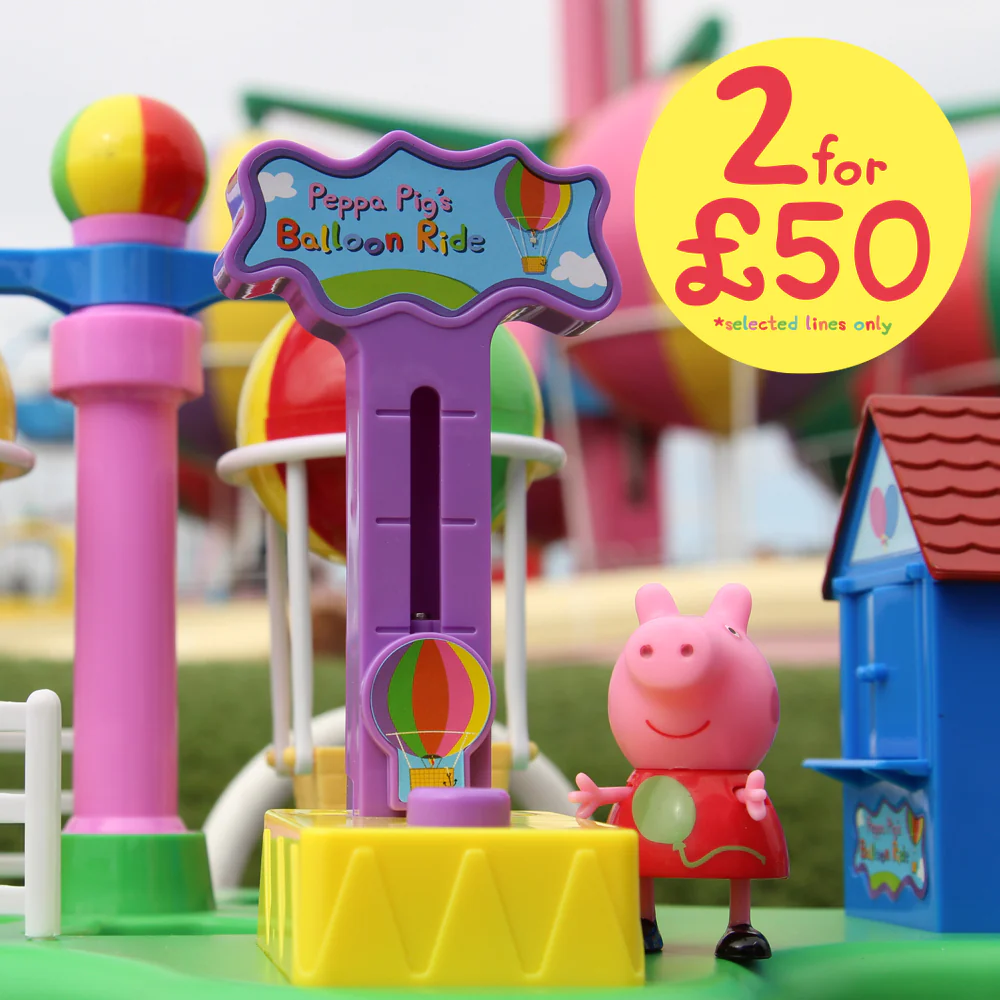 Exclusive Peppa Pig Balloon Ride Toy Set - Image 3