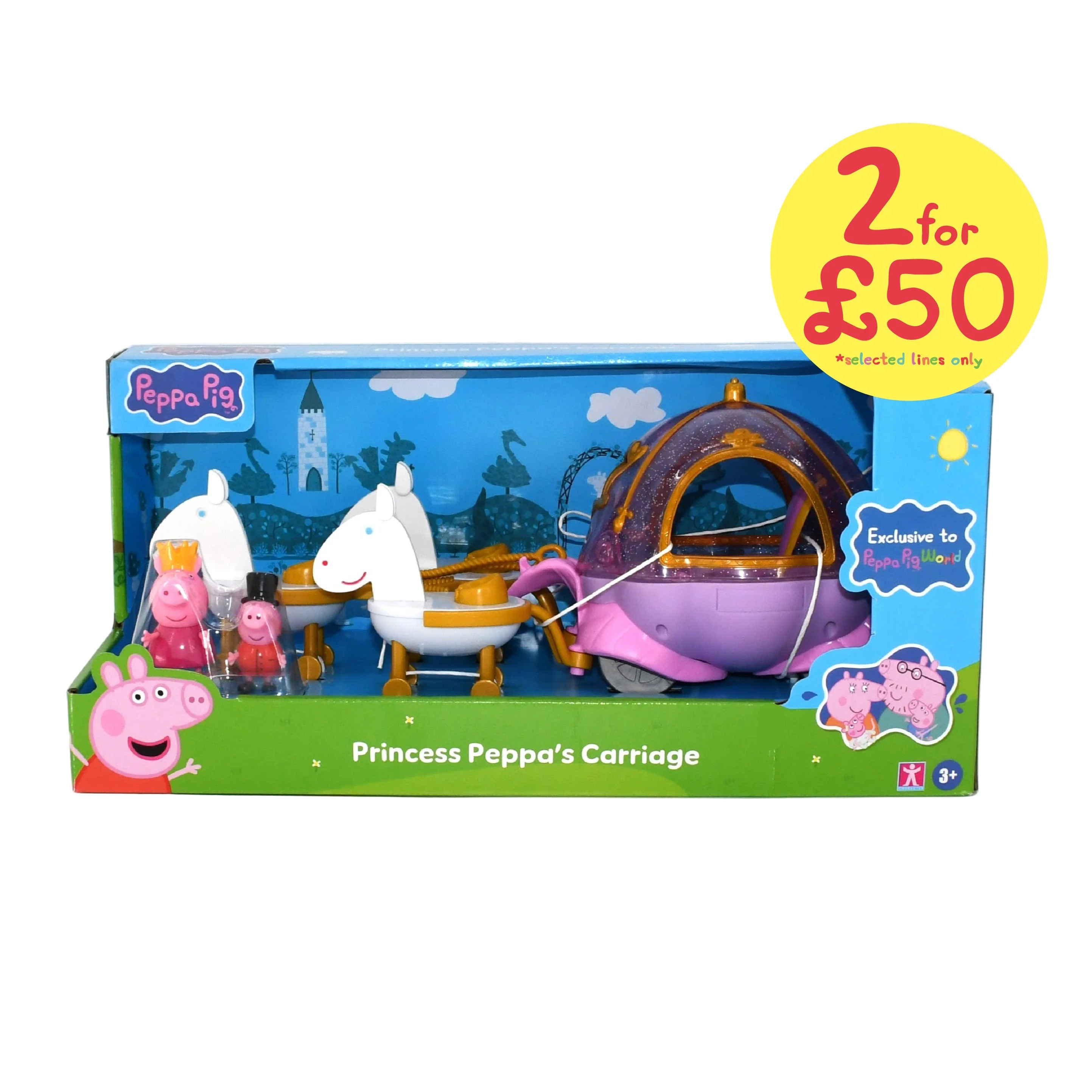Exclusive Princess Peppa's Royal Carriage Playset - Image 3